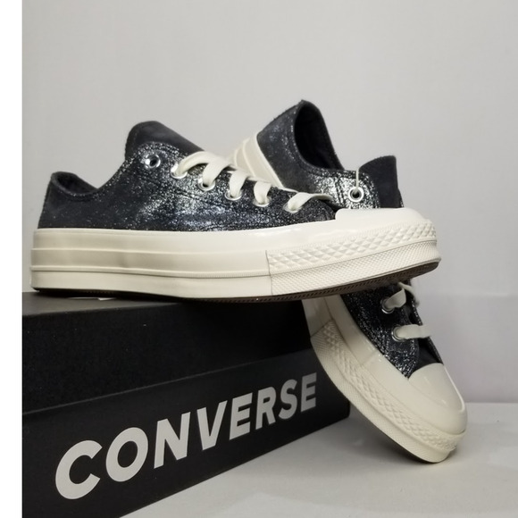 Converse Unisex Chuck 70 Suede Shimmer Oxfords Women's Size 7.5 A10379C NWT - Picture 1 of 10
